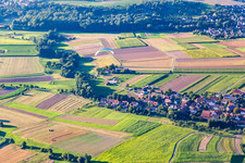 Vue aérienne de Quartier Wattenweiler in Weissach im Tal dans le département Bade-Wurtemberg, Allemagne