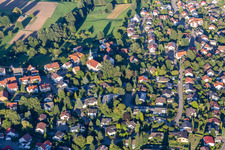 Vue aérienne de À Steinbühl à le quartier Schöllhütte in Althütte dans le département Bade-Wurtemberg, Allemagne