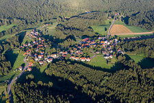 Vue aérienne de Quartier Ebni in Kaisersbach dans le département Bade-Wurtemberg, Allemagne