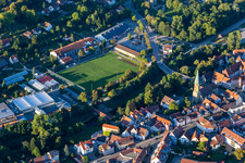 Vue aérienne de Limpurghalle à Gaildorf dans le département Bade-Wurtemberg, Allemagne
