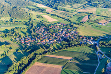 Vue aérienne de Quartier Münster in Gaildorf dans le département Bade-Wurtemberg, Allemagne