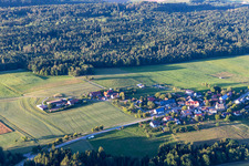 Vue aérienne de Quartier Eutendorf in Gaildorf dans le département Bade-Wurtemberg, Allemagne