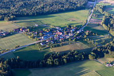 Vue aérienne de Quartier Eutendorf in Gaildorf dans le département Bade-Wurtemberg, Allemagne