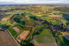 Vue aérienne de Quartier Unterfischach in Obersontheim dans le département Bade-Wurtemberg, Allemagne