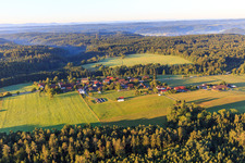 Vue aérienne de Quartier du nord à le quartier Winzenweiler in Gaildorf dans le département Bade-Wurtemberg, Allemagne