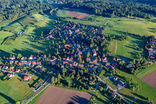 Vue aérienne de Quartier Grab in Großerlach dans le département Bade-Wurtemberg, Allemagne