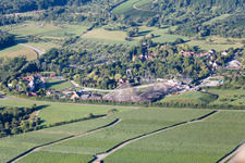 Vue aérienne de Parc d'aventure Tripsdrill à le quartier Treffentrill in Cleebronn dans le département Bade-Wurtemberg, Allemagne