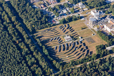 KIT Nord à le quartier Leopoldshafen in Eggenstein-Leopoldshafen dans le département Bade-Wurtemberg, Allemagne hors des airs