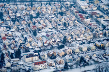 Règlement à Kandel dans le département Rhénanie-Palatinat, Allemagne vue du ciel