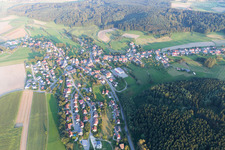Vue aérienne de Quartier Zoznegg in Mühlingen dans le département Bade-Wurtemberg, Allemagne