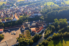 Vue aérienne de Ancienne papeterie Scheer à Sigmaringendorf dans le département Bade-Wurtemberg, Allemagne