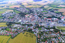 Vue aérienne de Vue du sud-est à Meßkirch dans le département Bade-Wurtemberg, Allemagne