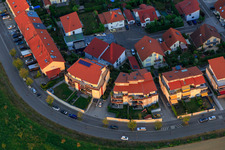 Vue aérienne de Penthouses sur le Höhenweg à Kandel dans le département Rhénanie-Palatinat, Allemagne