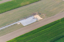 Vue oblique de Chantier de construction à Hatzenbühl dans le département Rhénanie-Palatinat, Allemagne