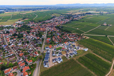 Photographie aérienne de Nouvelle zone de développement Am Wingertsberg à Insheim dans le département Rhénanie-Palatinat, Allemagne