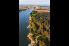 Hamm am Rhein dans le département Rhénanie-Palatinat, Allemagne d'en haut