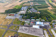Photographie aérienne de Mayence-Finten, aéroport à Finten dans le département Rhénanie-Palatinat, Allemagne