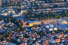 Vue oblique de Nieder-Olm dans le département Rhénanie-Palatinat, Allemagne
