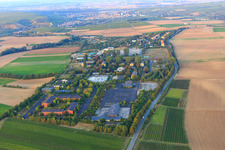 Vue aérienne de Parc Rhin-Selz à Nierstein dans le département Rhénanie-Palatinat, Allemagne