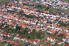 Vue aérienne de Zone de peuplement à Hatzenbühl dans le département Rhénanie-Palatinat, Allemagne