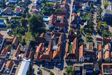 Vue aérienne de Passage de Frankenhof à Kandel dans le département Rhénanie-Palatinat, Allemagne