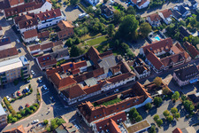 Passage de Frankenhof à Kandel dans le département Rhénanie-Palatinat, Allemagne d'en haut