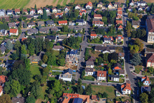 Vue aérienne de Chantier de construction de maisons unifamiliales à Eichendorffstr à Kandel dans le département Rhénanie-Palatinat, Allemagne