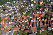 Vue aérienne de Röntgenstraße x Juststr à Kandel dans le département Rhénanie-Palatinat, Allemagne