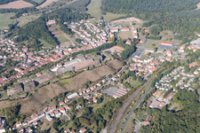 Bitche dans le département Moselle, France vue du ciel