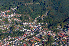 Vue aérienne de Lemberg dans le département Rhénanie-Palatinat, Allemagne
