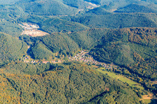 Vue aérienne de Quartier Salzwoog in Lemberg dans le département Rhénanie-Palatinat, Allemagne