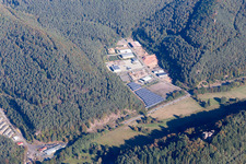 Vue aérienne de Parc d'activités Neudahn 1 à Dahn dans le département Rhénanie-Palatinat, Allemagne