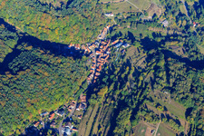 Vue oblique de Oberschlettenbach dans le département Rhénanie-Palatinat, Allemagne