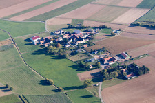 Quartier Deutschhof in Kapellen-Drusweiler dans le département Rhénanie-Palatinat, Allemagne hors des airs