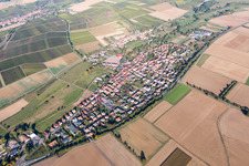 Quartier Kapellen in Kapellen-Drusweiler dans le département Rhénanie-Palatinat, Allemagne vue d'en haut