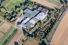 Quartier Kapellen in Kapellen-Drusweiler dans le département Rhénanie-Palatinat, Allemagne depuis l'avion