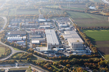 Vue aérienne de BASF à le quartier Pfingstweide in Ludwigshafen am Rhein dans le département Rhénanie-Palatinat, Allemagne