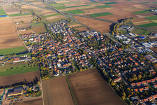 Vue aérienne de Quartier Hochdorf in Hochdorf-Assenheim dans le département Rhénanie-Palatinat, Allemagne