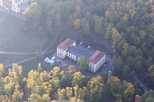 Vue aérienne de Vinification Ludwigshöhe à Weyher in der Pfalz dans le département Rhénanie-Palatinat, Allemagne