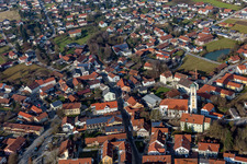 Bad Birnbach dans le département Bavière, Allemagne hors des airs