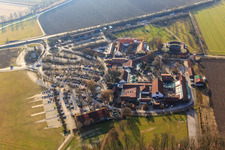 Vue aérienne de Parc d'aventure Haslinger Hof à le quartier Dürnöd in Kirchham dans le département Bavière, Allemagne