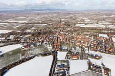 Quartier Ingenheim in Billigheim-Ingenheim dans le département Rhénanie-Palatinat, Allemagne hors des airs
