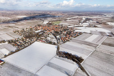 Quartier Mörzheim in Landau in der Pfalz dans le département Rhénanie-Palatinat, Allemagne hors des airs