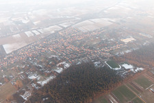 Quartier Schaidt in Wörth am Rhein dans le département Rhénanie-Palatinat, Allemagne vue d'en haut