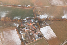 Vue d'oiseau de Quartier Schaidt in Wörth am Rhein dans le département Rhénanie-Palatinat, Allemagne