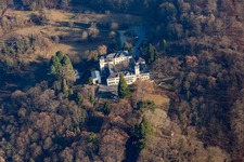 Photographie aérienne de Château d'Heiligenberg à Seeheim-Jugenheim dans le département Hesse, Allemagne