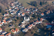 Quartier Hammelbach in Grasellenbach dans le département Hesse, Allemagne d'en haut