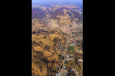 Photographie aérienne de Lautertal dans le département Hesse, Allemagne