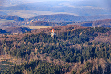 Vue aérienne de Modautal dans le département Hesse, Allemagne