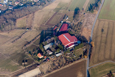 Vue aérienne de Centre de séminaire Hof Herrenberg eV à le quartier Kirchbrombach in Brombachtal dans le département Hesse, Allemagne